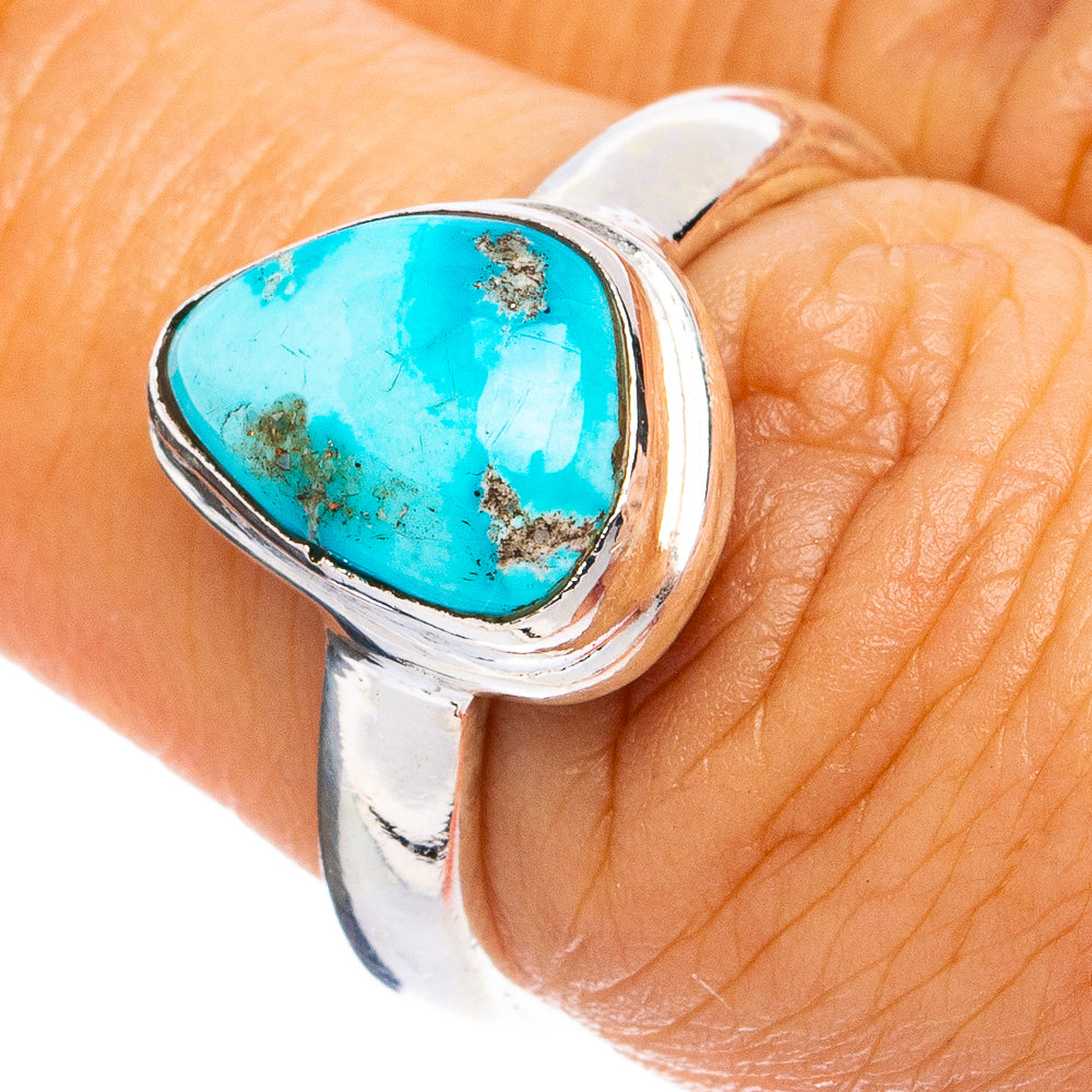 South Hills Turquoise Ring Size 6.75 (925 Sterling Silver) R8203