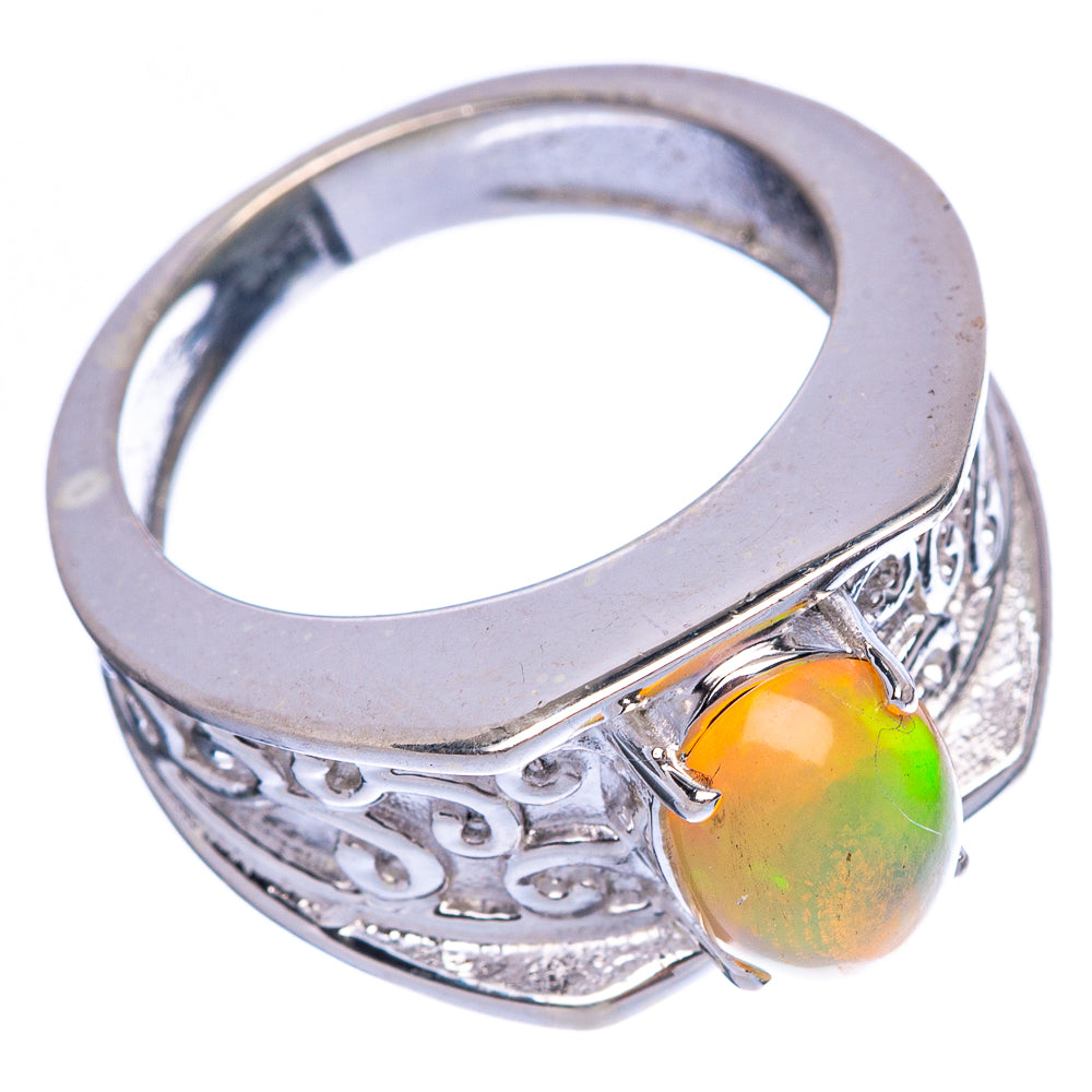 Rare Ethiopian Opal Ring Size 6.5 (925 Sterling Silver) R146032