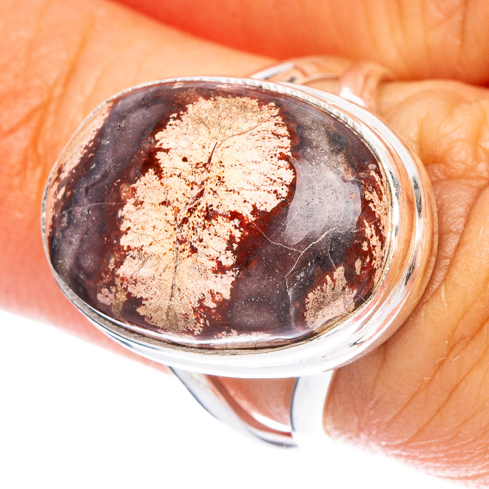 Sunflower Agate Ring Size 6 (925 Sterling Silver) R6865