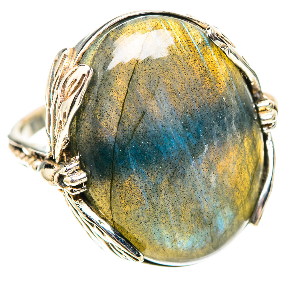 Labradorite 925 Sterling Silver Ring Size 7.75 (925 Sterling Silver) RING139419
