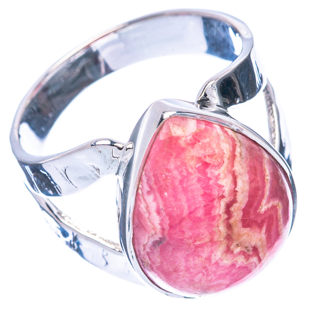 Premium Rhodochrosite 925 Sterling Silver Ring Size 6.75 (925 Sterling Silver) R2692