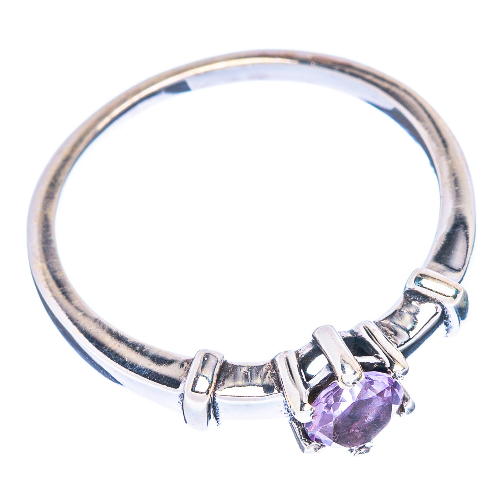 Faceted Amethyst Dainty Ring Size 8 (925 Sterling Silver) R146960