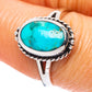 Rare Arizona Turquoise Ring Size 7.5 (925 Sterling Silver) R4551