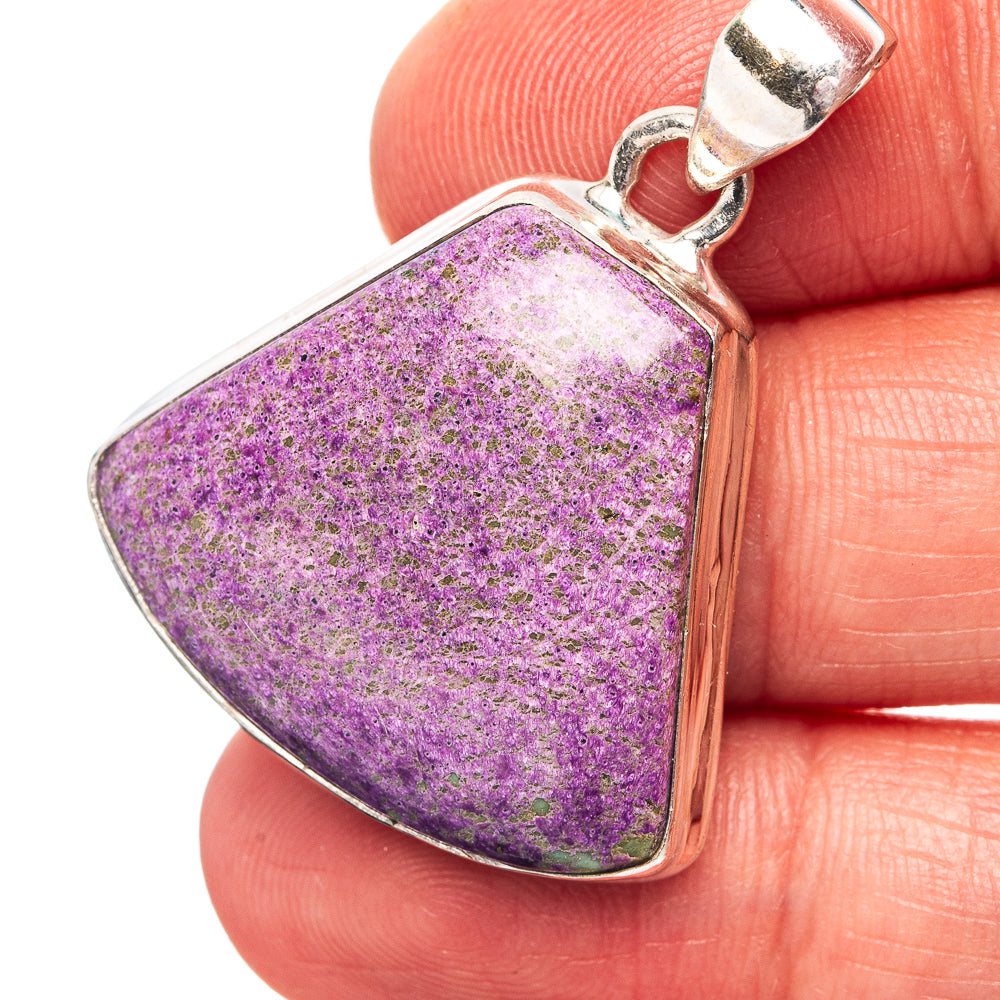 Purpurite Pendant 1 3/8" (.925 Sterling Silver)