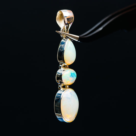 Premium Ethiopian Opal Pendant 1 3/4" (.925 Sterling Silver)