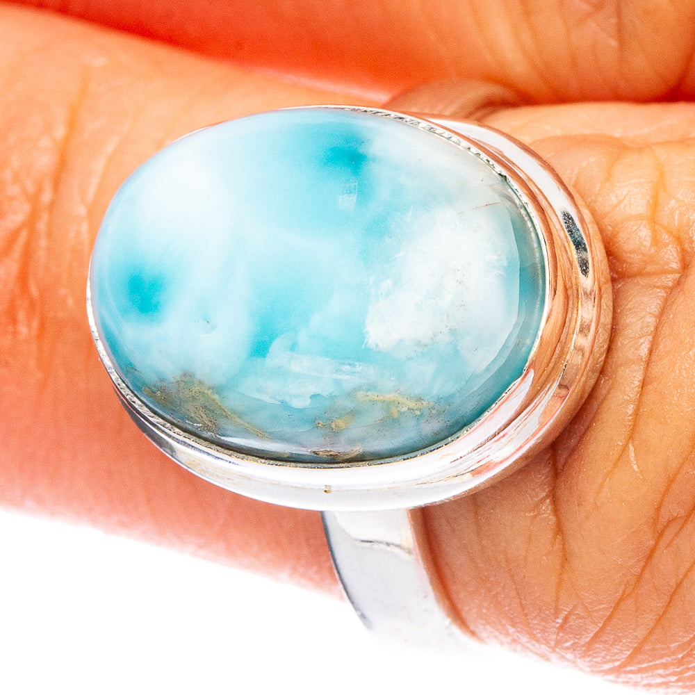 Larimar Ring Size 6 (925 Sterling Silver) R6784