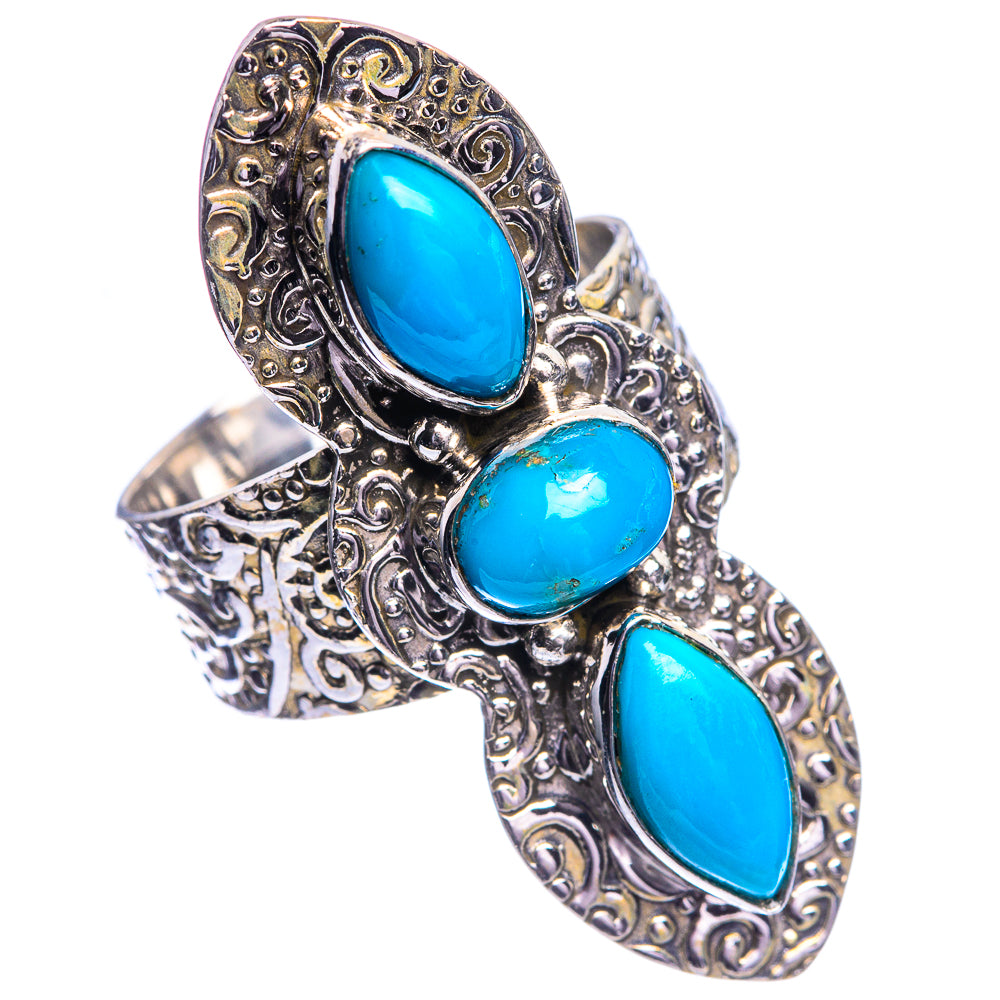 Large Sleeping Beauty Turquoise Ring Size 7 (925 Sterling Silver) R144169