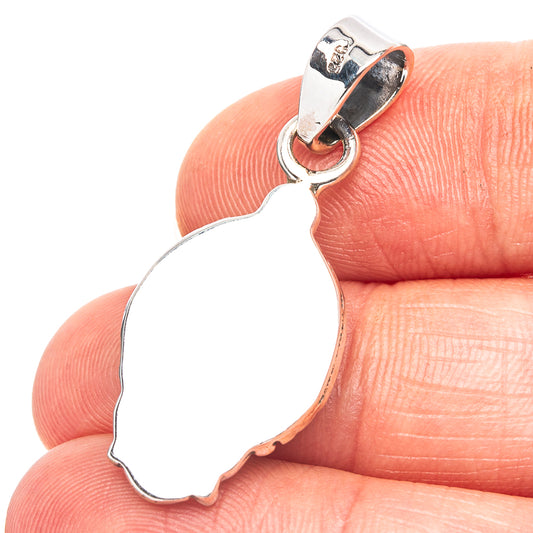 Exclusive Southwestern Style Mosaic Opal Pendant 1 3/8" (.925 Sterling Silver)