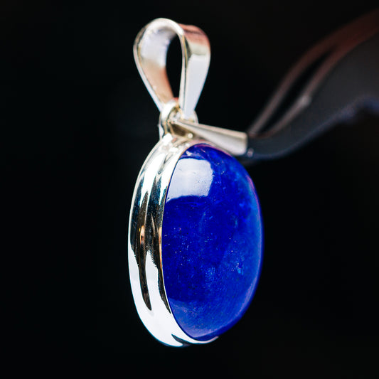 22.1ct Premium Tanzanite Pendant 1 1/4" (.925 Sterling Silver)