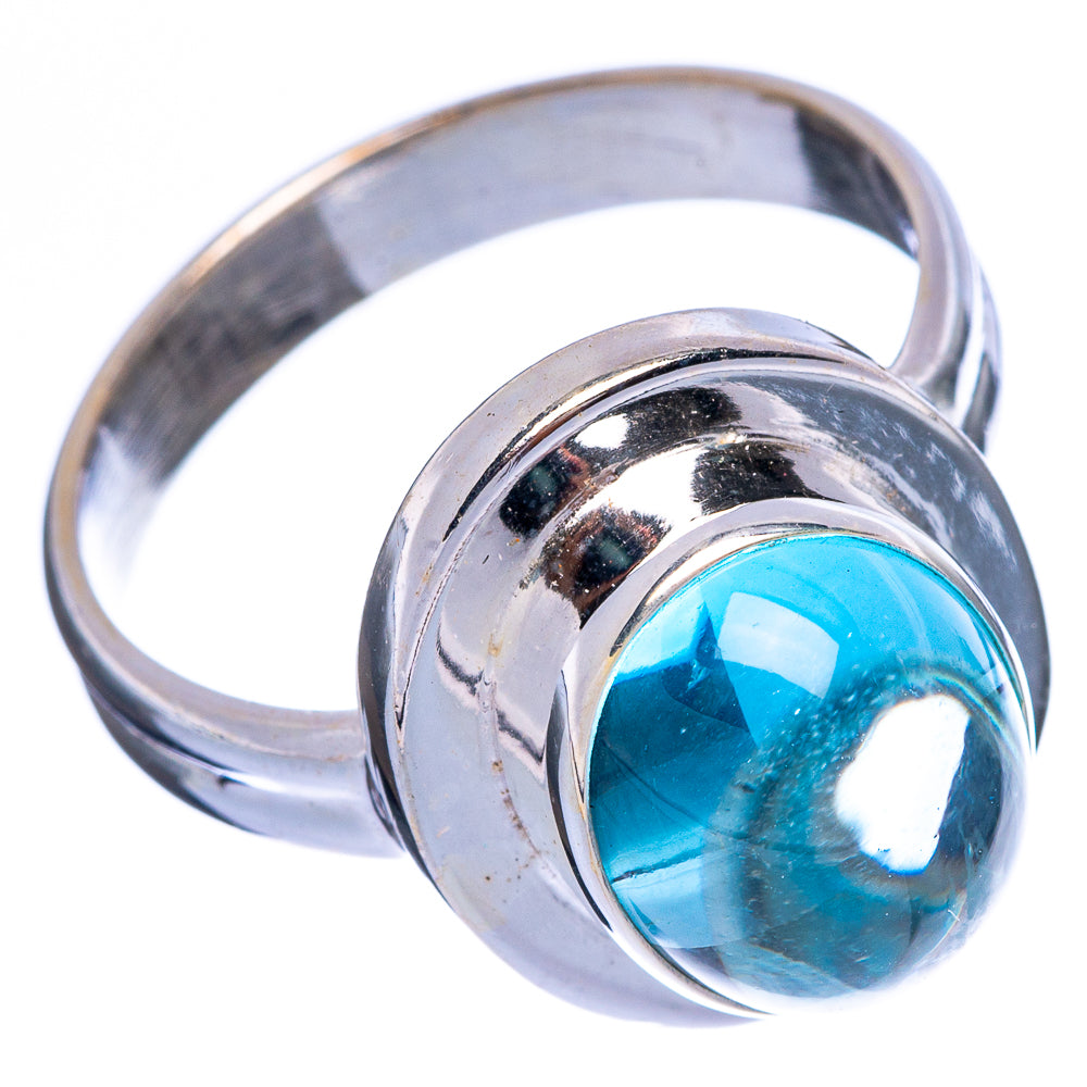 Natural Aquamarine Ring Size 9 (925 Sterling Silver) R145968