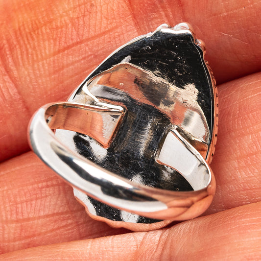 Pink Triplet Opal Ring Size 6 (.925 Sterling Silver)