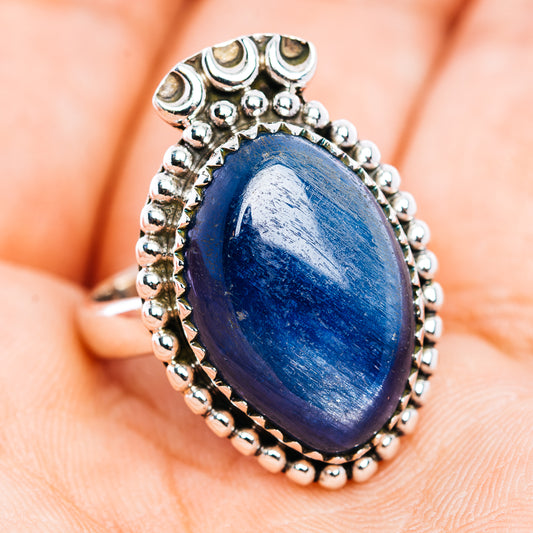 Kyanite Ring Size 8.5 (.925 Sterling Silver)