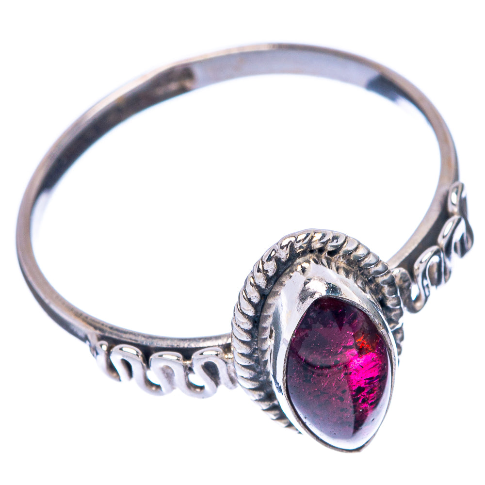Garnet Dainty Ring Size 9 (925 Sterling Silver) R145780