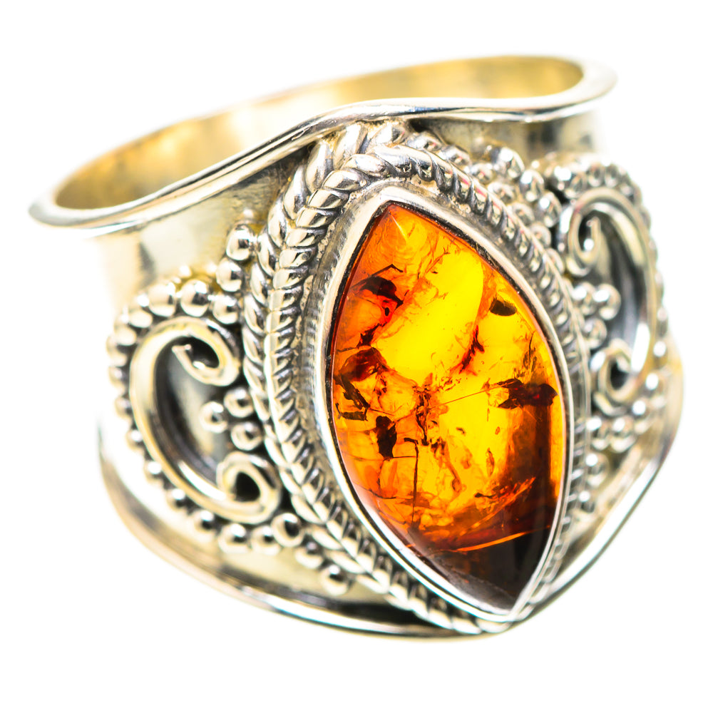 Baltic Amber Ring Size 6.25 (925 Sterling Silver) RING138460