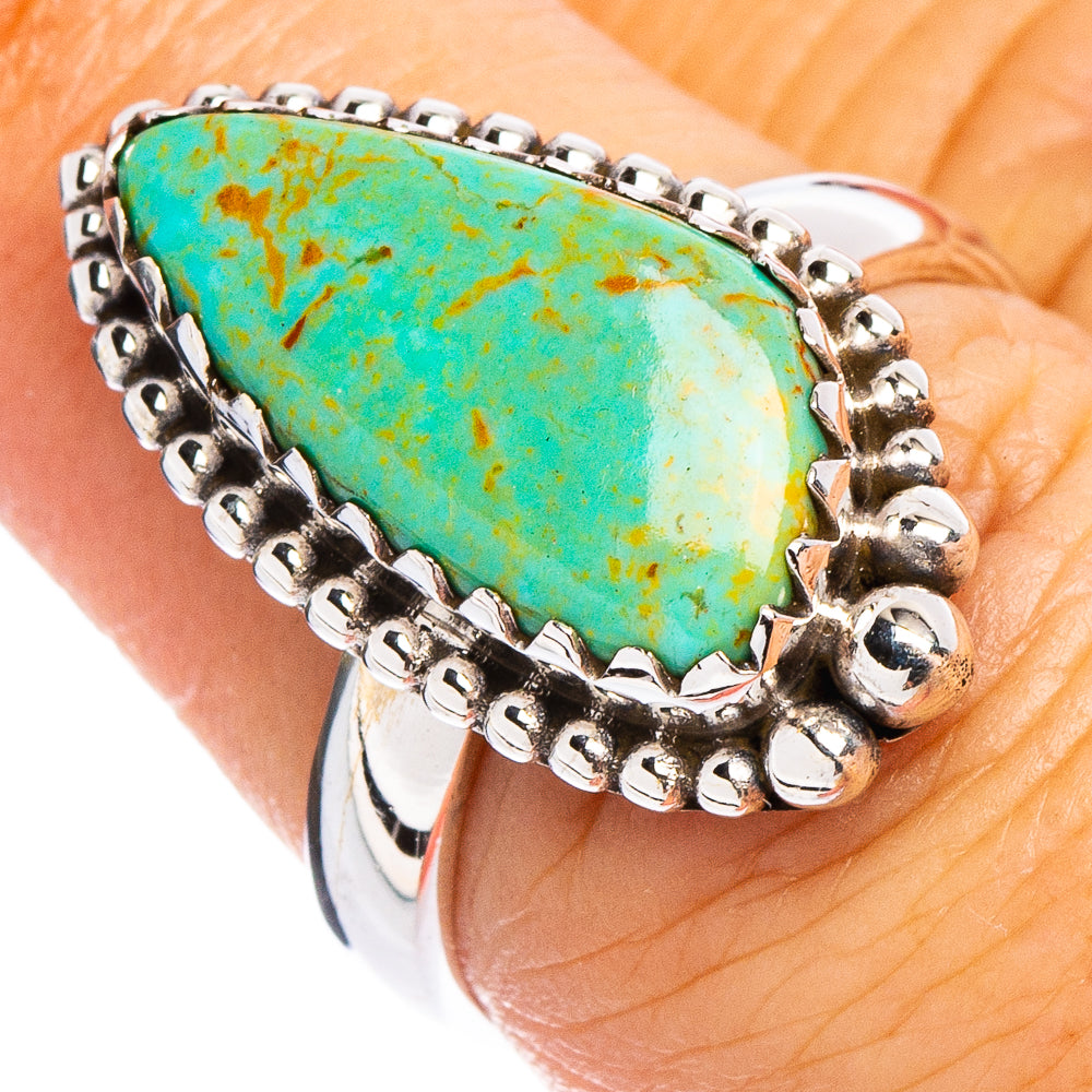 Rare Kingman Turquoise Ring Size 6.75 (.925 Sterling Silver)