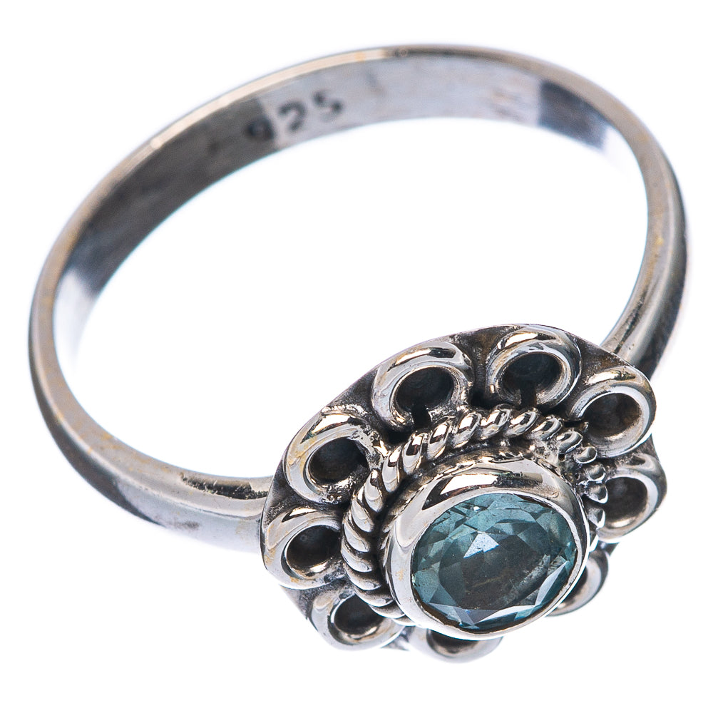 Blue Topaz Dainty Ring Size 7 (925 Sterling Silver) R145863