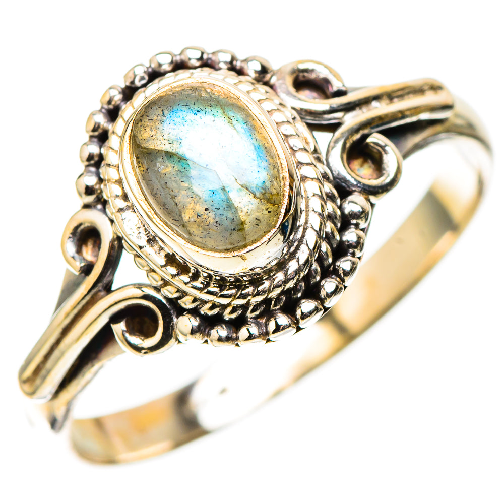 Labradorite Dainty Ring Size 6 (925 Sterling Silver) RING138196