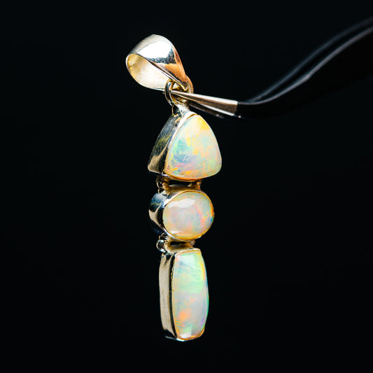 Premium Ethiopian Opal Pendant 1 5/8" (.925 Sterling Silver)