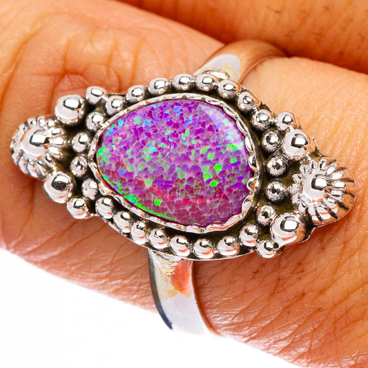 Synthetic Opal Ring Size 8.25 (925 Sterling Silver) R146275