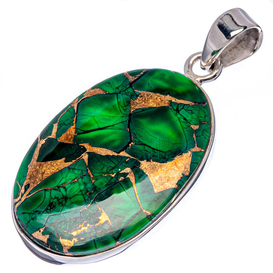 Premium Irish Dahlia Turquoise Pendant 1 5/8" (.925 Sterling Silver)