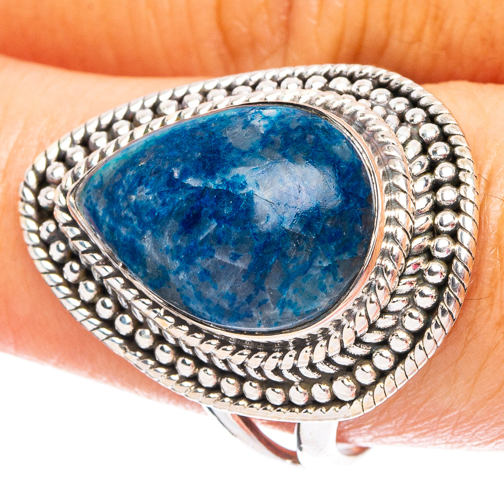 Apatite 925 Sterling Silver Ring Size 9.25 (925 Sterling Silver) R6140
