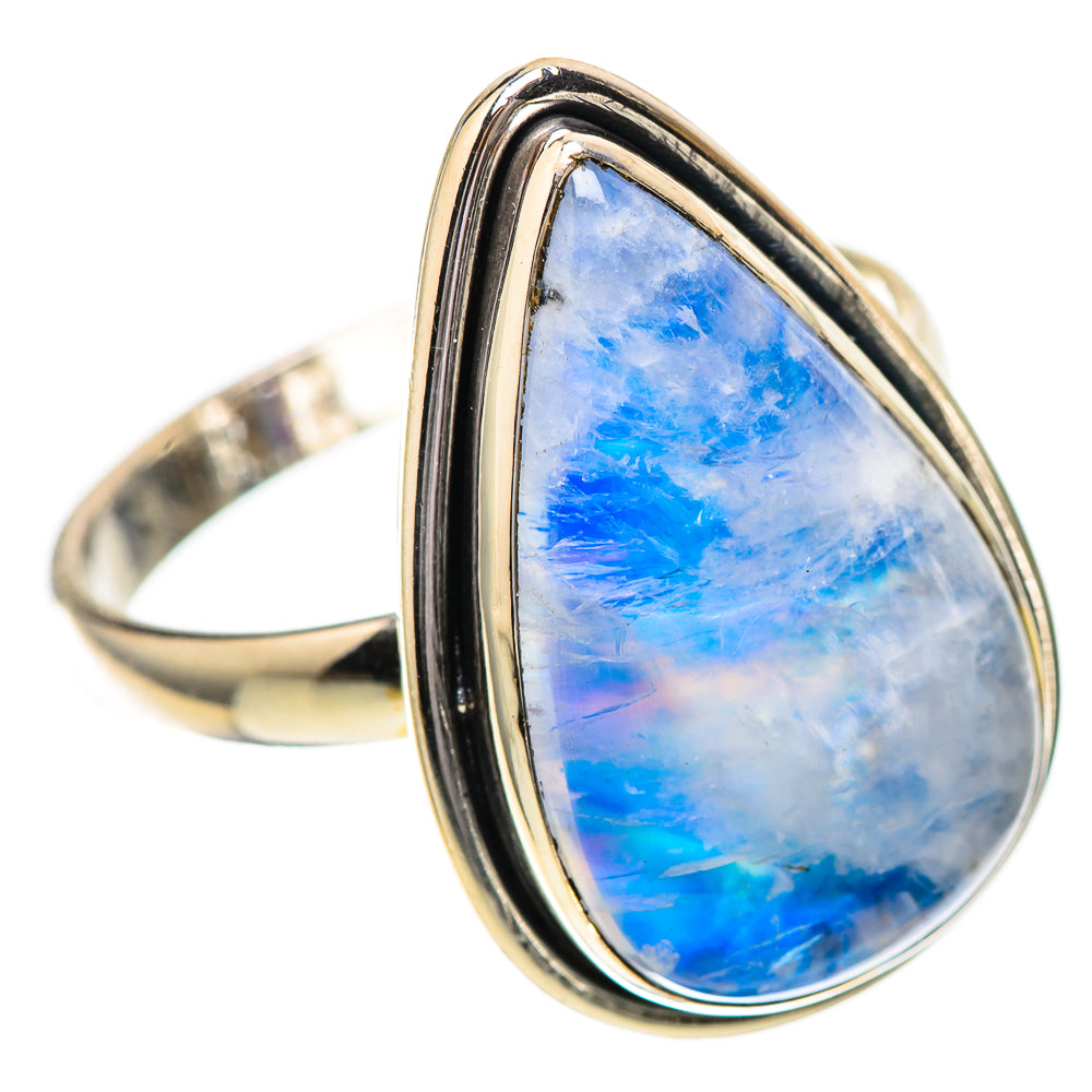 Large Rainbow Moonstone Ring Size 12.25 (925 Sterling Silver) RING137935