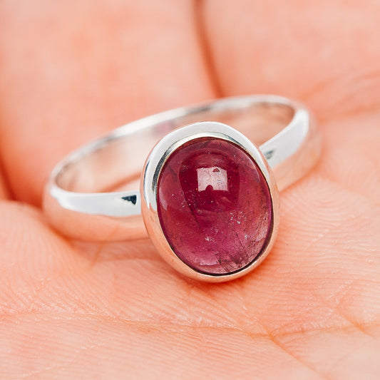 Premium Pink Tourmaline Ring Size 7 (.925 Sterling Silver)