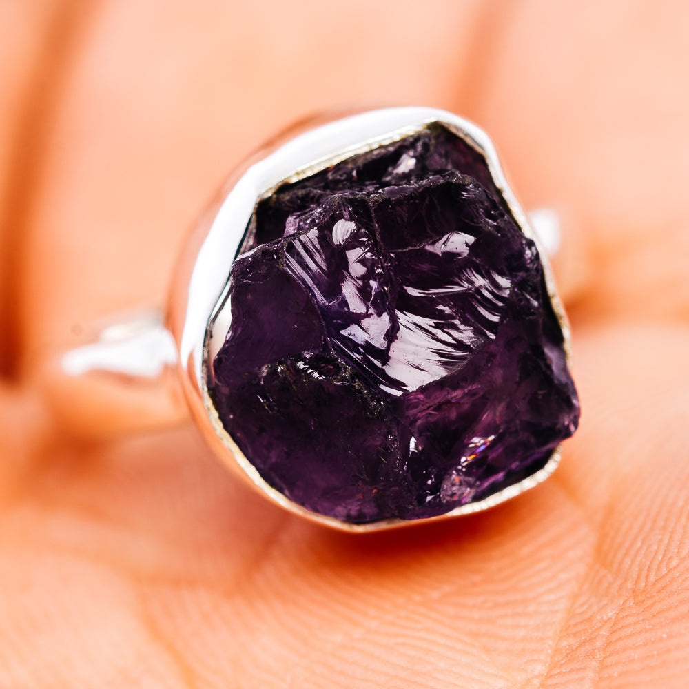 Amethyst Ring Size 5.75 (.925 Sterling Silver)