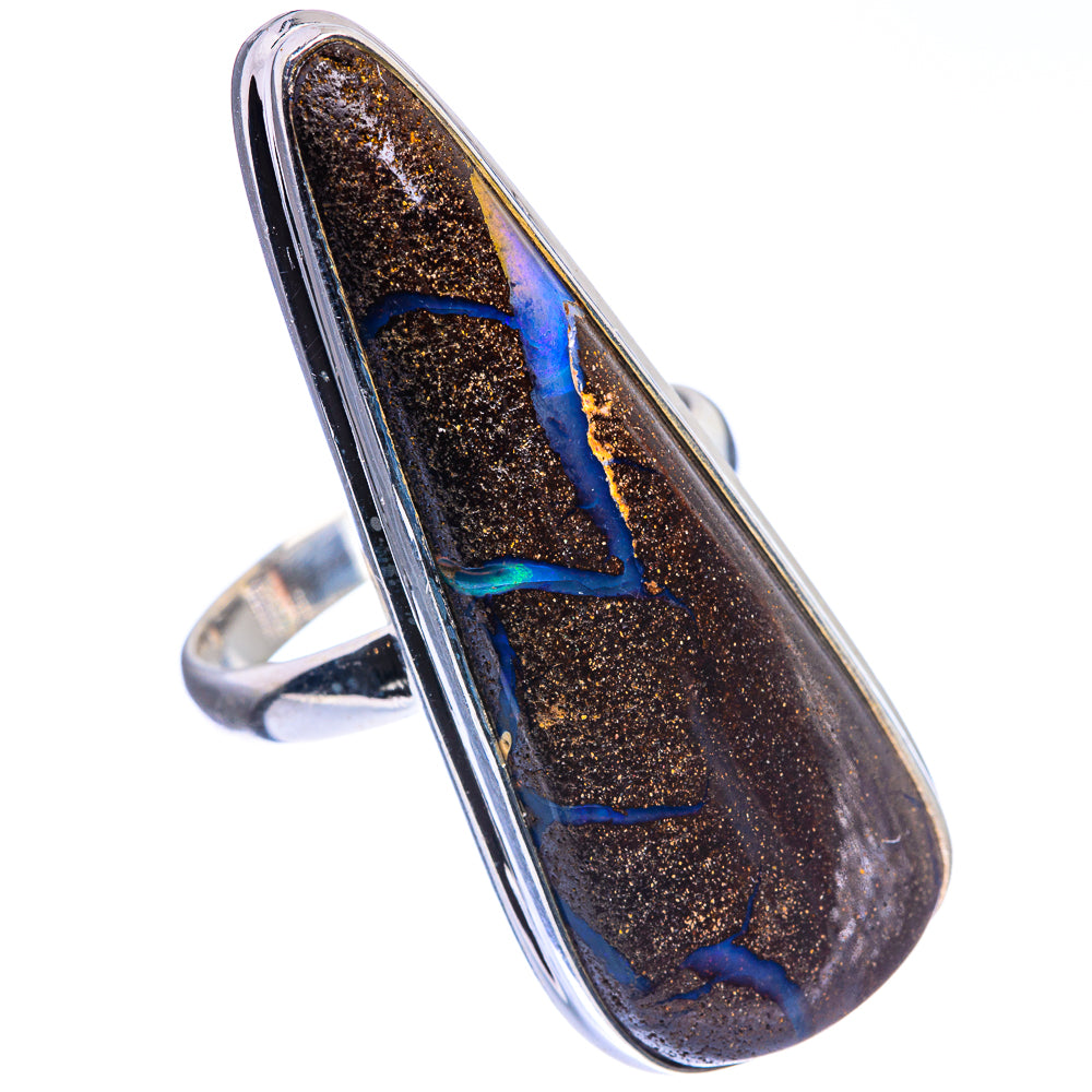 Large Boulder Opal Ring Size 10 (925 Sterling Silver) R142488