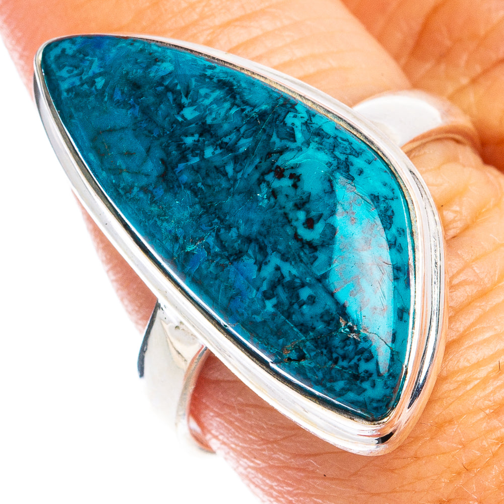 Shattuckite Ring Size 8.75 (925 Sterling Silver) R8486