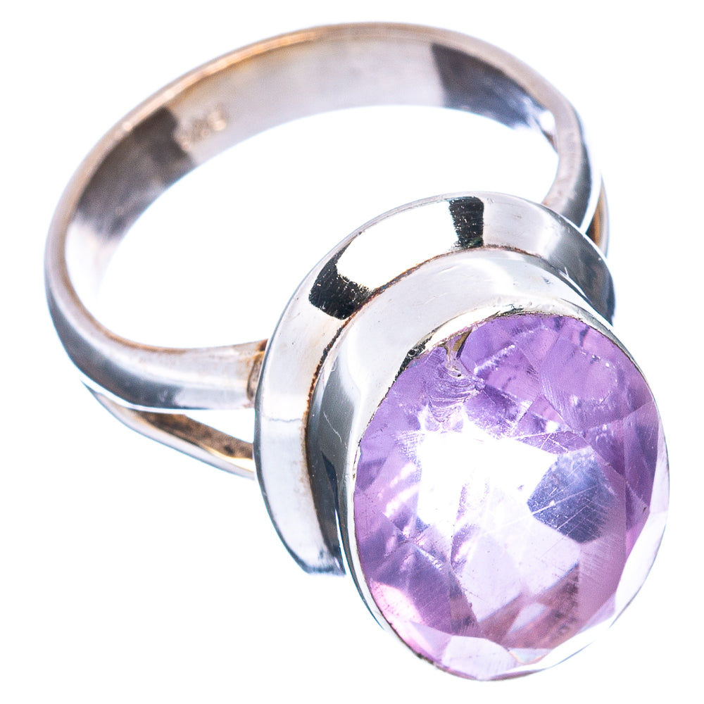 Pink Quartz Ring Size 7 (.925 Sterling Silver)