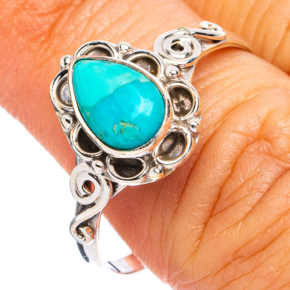 Mohave Turquoise Ring Size 10 (925 Sterling Silver) R8337
