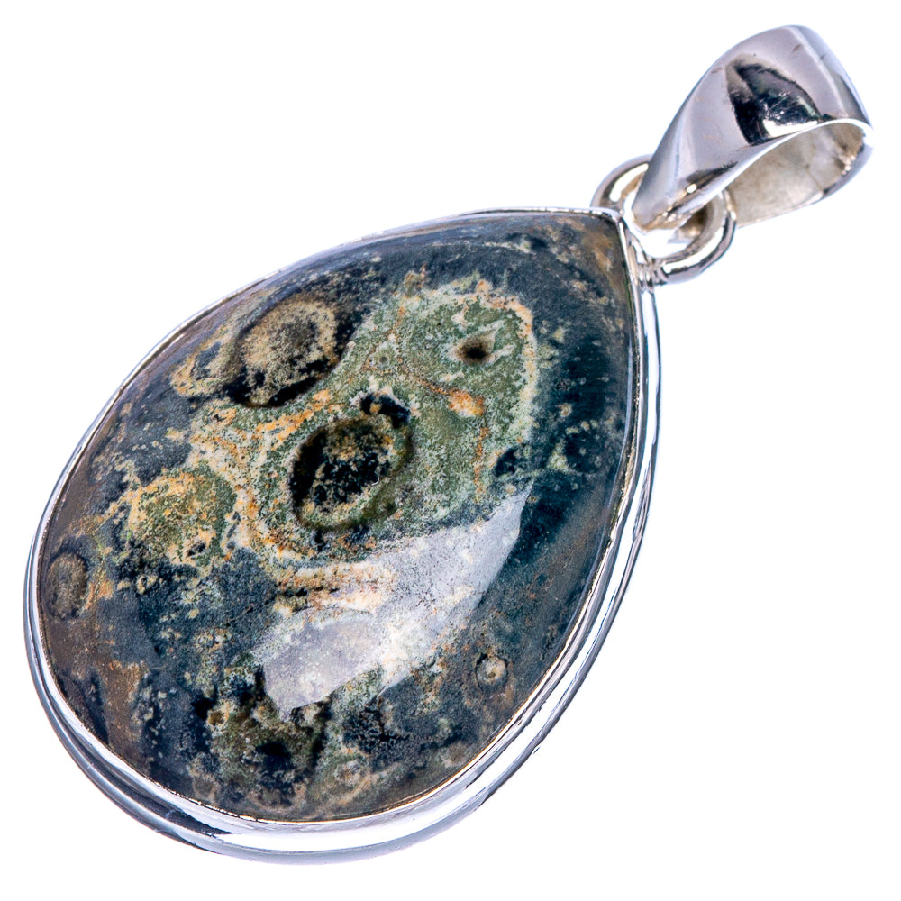 Kambaba Jasper Pendant 1 3/8" (925 Sterling Silver) P40758