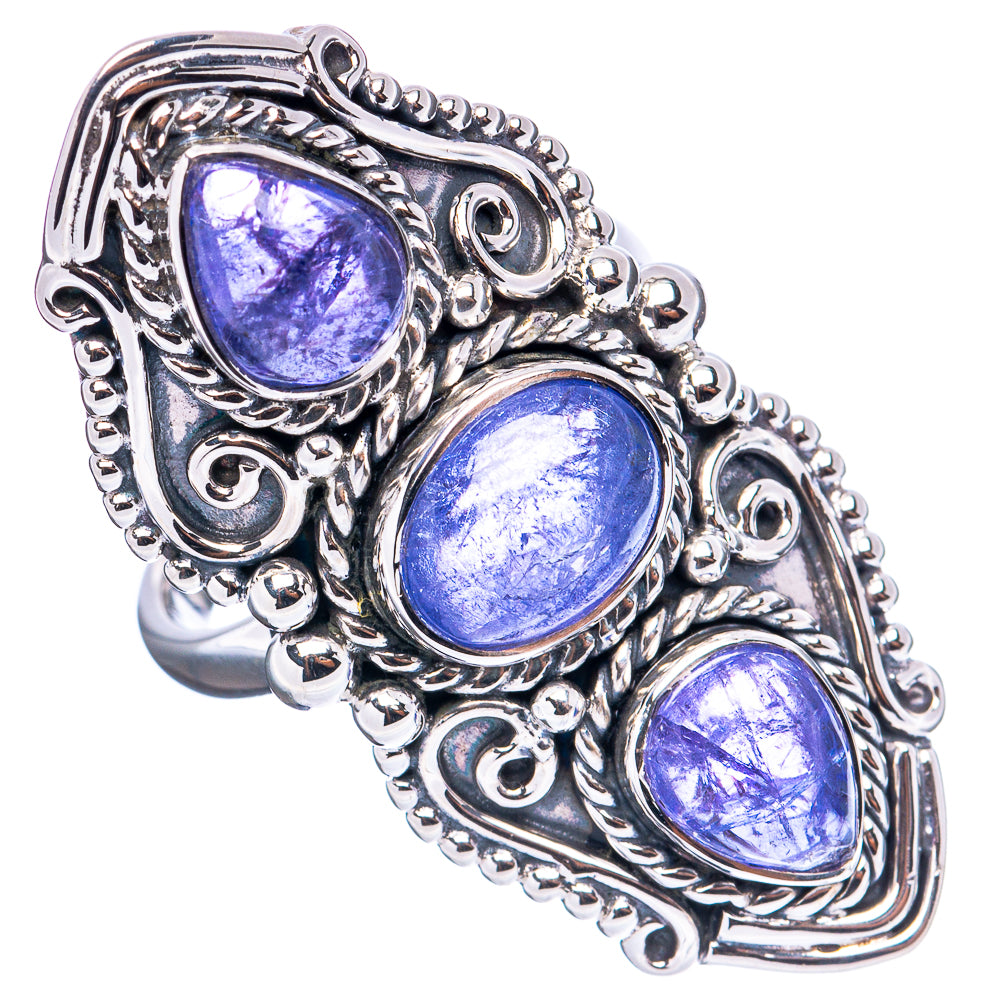 Signature Tanzanite Ring Size 6.75 (.925 Sterling Silver)