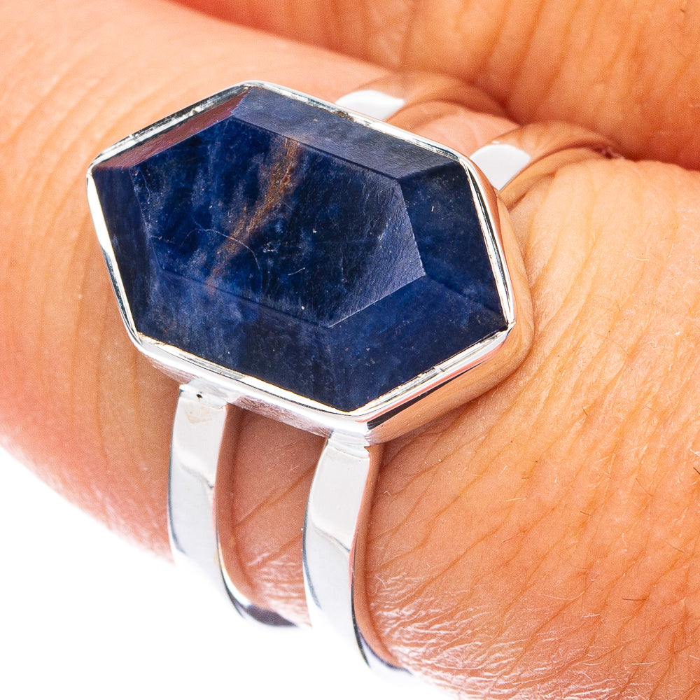 Premium Sodalite Ring Size 7 (925 Sterling Silver) RING7677