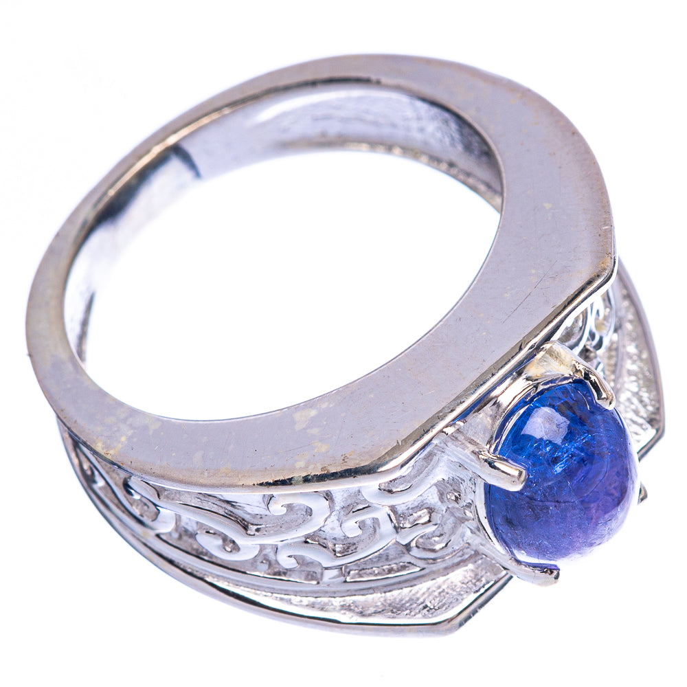 Natural Tanzanite Ring Size 7.75 (925 Sterling Silver) R146001