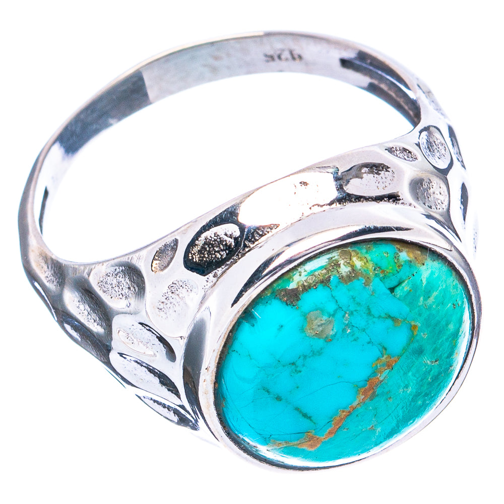 Rare Arizona Turquoise Ring Size 9 (925 Sterling Silver) R4822