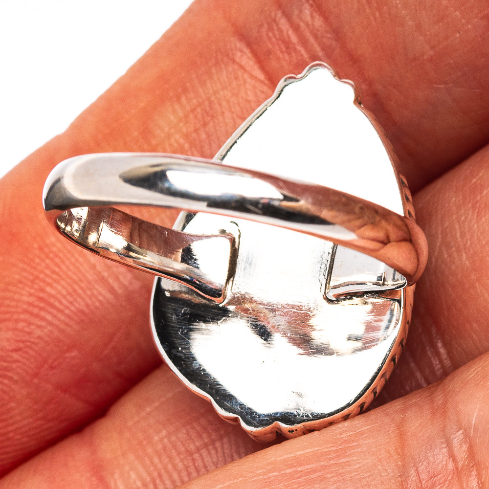 Pink Triplet Opal Ring Size 10 (.925 Sterling Silver)