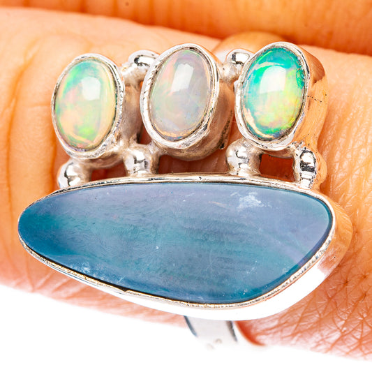 Rare Doublet Opal, Ethiopian Opal Ring Size 8.75 (925 Sterling Silver) R4381