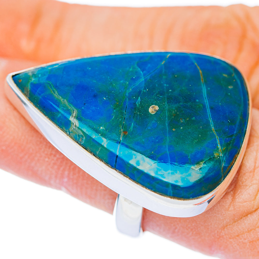 Premium Peruvian Opal Ring Size 7 Adjustable (.925 Sterling Silver)