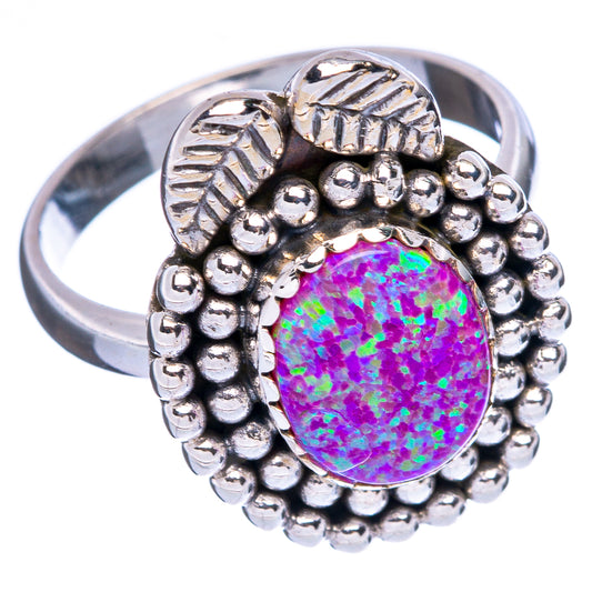 Synthetic Opal Ring Size 8 (925 Sterling Silver) R146339