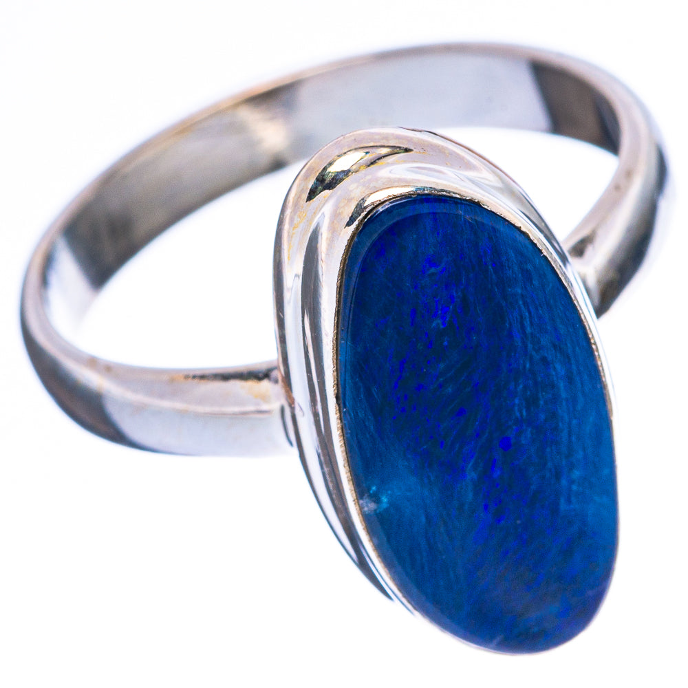 Rare Doublet Opal Ring Size 7.75 (925 Sterling Silver) R4126