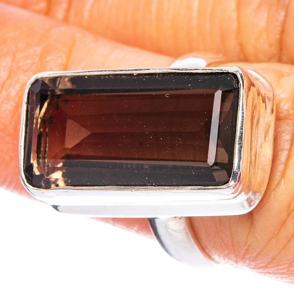 Smoky Quartz 925 Sterling Silver Ring Size 5.75 (925 Sterling Silver) R6184