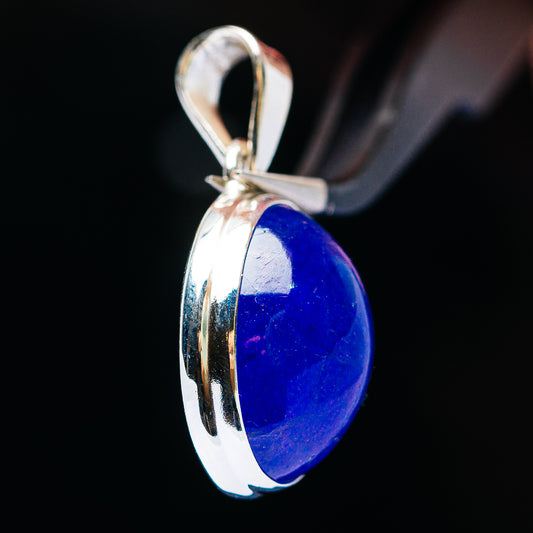 23.2ct Premium Tanzanite Pendant 1 1/4" (.925 Sterling Silver)