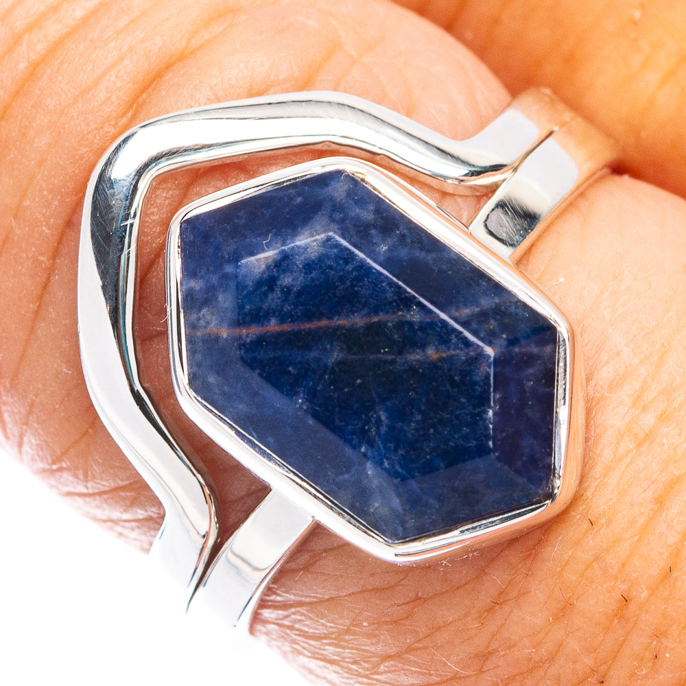Premium Sodalite Ring Size 7.75 (925 Sterling Silver) RING7727