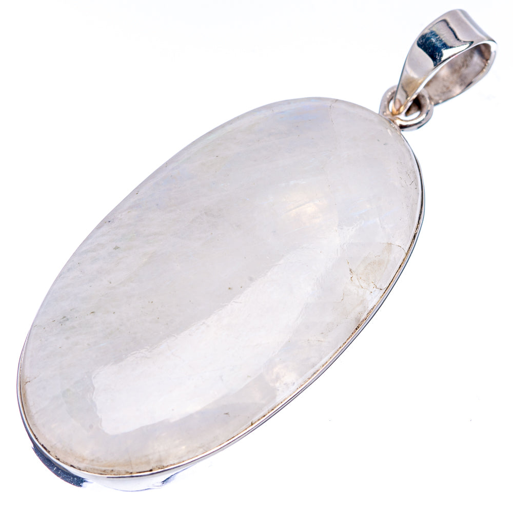 Premium Rainbow Moonstone Pendant 2 1/4" (.925 Sterling Silver)