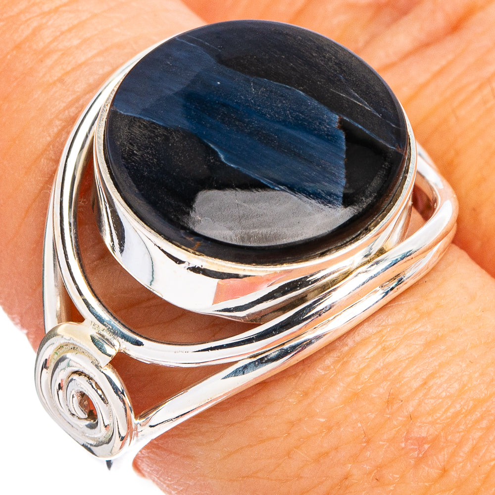 Pietersite Ring Size 8.5 (.925 Sterling Silver)