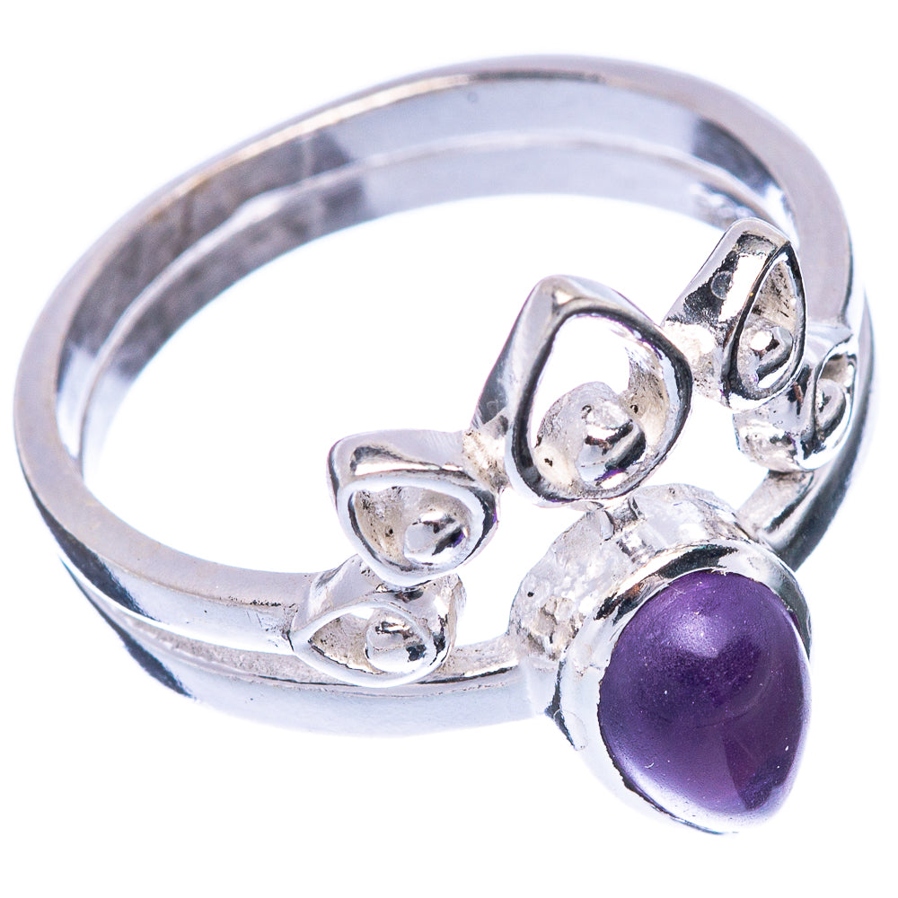 Amethyst Ring Size 6.75 (925 Sterling Silver) R5510