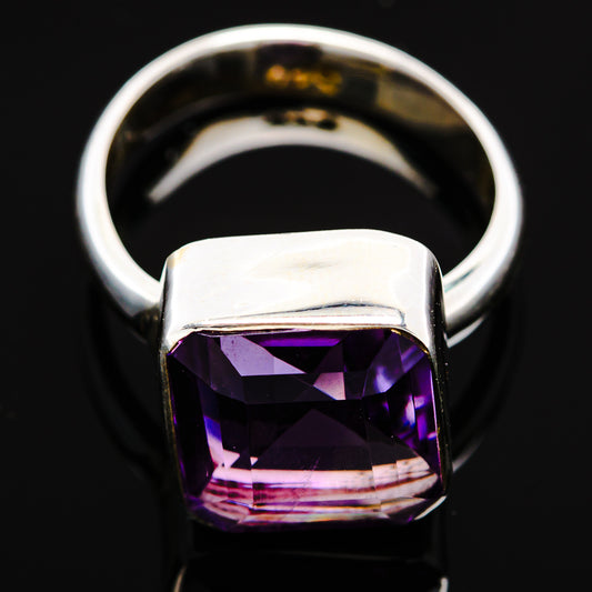 Premium Brazilian Amethyst Ring Size 5 Adjustable (.925 Sterling Silver)