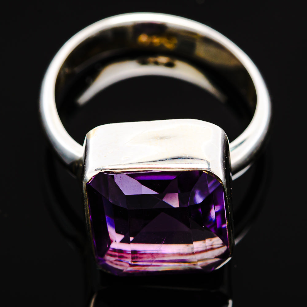 Premium Brazilian Amethyst Ring Size 5 Adjustable (.925 Sterling Silver)